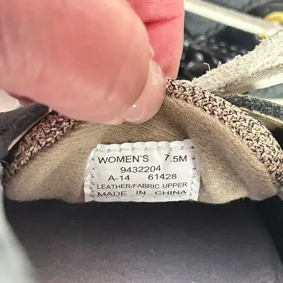 Sperry Topsider Boat Shoes Womens 7.5 Navy Blue Open Weave Leather - Picture 8 of 10